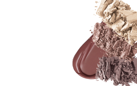 Close-up of product crumbles of Mary Kay® products