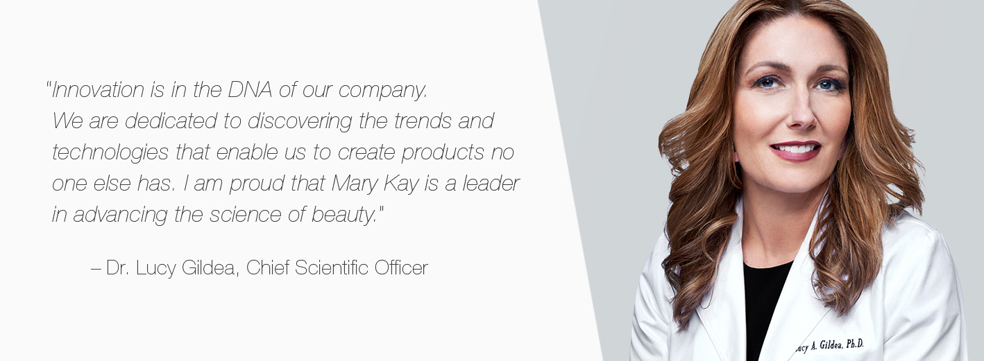 Image of Dr. Lucy Gildea, Mary Kay Chief Scientific Officer