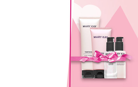 Primer plano de productos Mary Kay® desmoronados