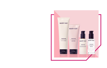 Mary Kay® skin care products on a white background