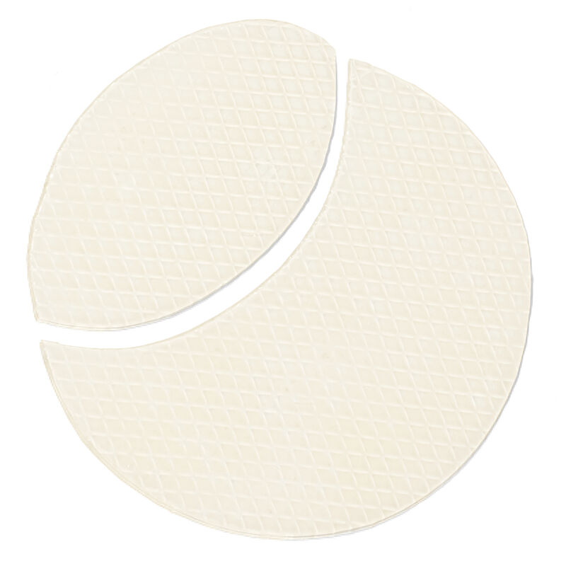 Light yellow face patches against white background