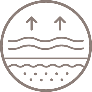Illustration of reducing skin lines